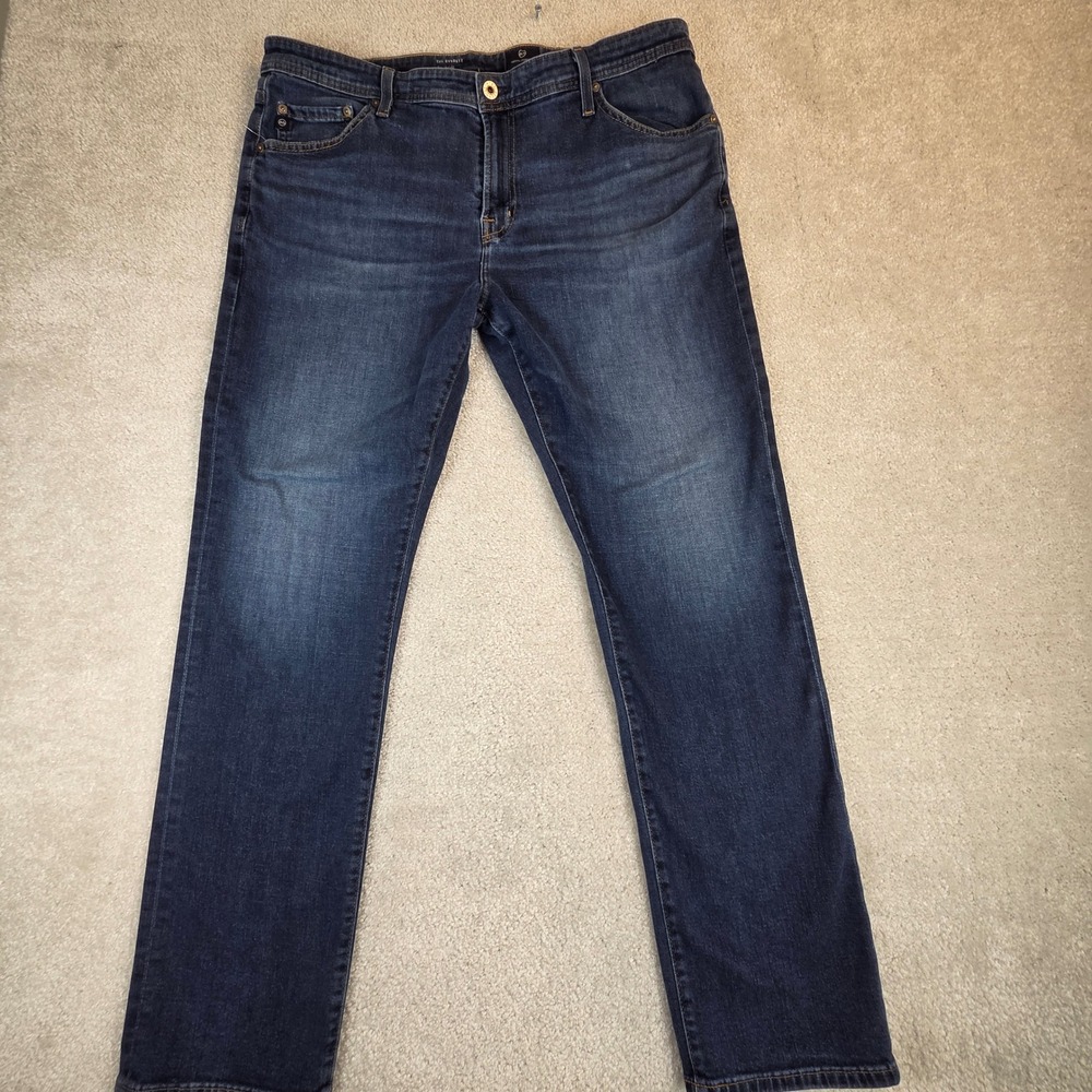 AG Adriano Goldschmied The Everett Slim Straight Jeans Mens 38x32 (37x31)